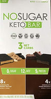 New! No Sugar Keto Bars – Vegan Keto Food Bars, Low Carb/Low Glycemic, 0 grams of Sugar, All Natural, 9g of Plant Based Protein, 13g of Fats per Bar, Only 3g Net Carbs