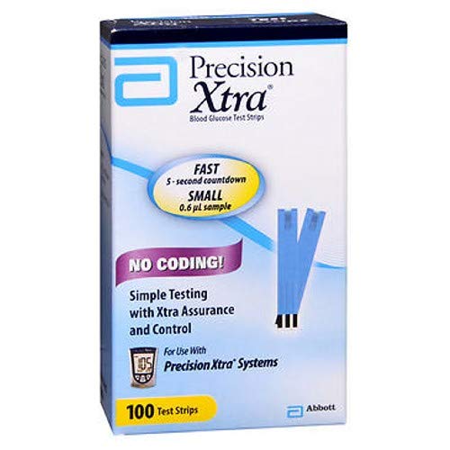 PRECISION XTRA TEST STRIPS 100