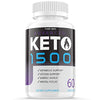 Keto Advanced 1500 Diet Pills Weight Loss Supplement Keto Advance Ketogenic Exogenous Ketones for Men Women (60 Capsules)