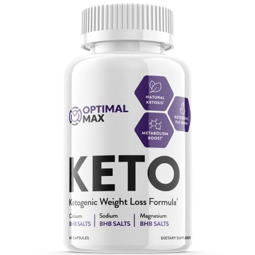 Optimal Max Keto Ketosis Supplement Pills (1 Pack)