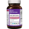 Biotin Supplement, New Chapter Vegan Hair Skin and Nails Vitamins with Fermented Biotin + Astaxanthin - 60 Count