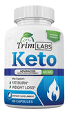 Trim Labs Keto Advanced Weight Loss Support, Trim Labs Keto Pills, 60 Count