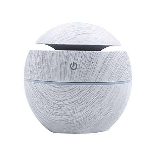 XUYIZU Aromatherapy Essential Oil Diffuser, Waterless Auto Off, Air Aroma Essential Oil Diffuser 7 Colour Changing LED Ultrasonic Aroma Aromatherapy Humidifier