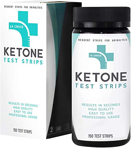 Ketone Keto Urinal Test Strips, 150 Strips - Perfect for Ketogenic, Low Carb, Atkins & Paleo Diets, and Ketogenic Measurement, Accurate Result in 15 Seconds,