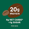 Quest Nutrition High Protein Low Carb Gluten Free Keto Friendly Bar, Mocha, 12 Count