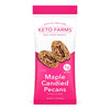 Keto Farms, Maple Candied Pecans, Keto Candy Snacks (1g Net Carb) 1 Ounce, 6 Count | Keto Friendly Desserts - Real Food Ingredients, Satisfies Candy Cravings, Perfect Portion Control