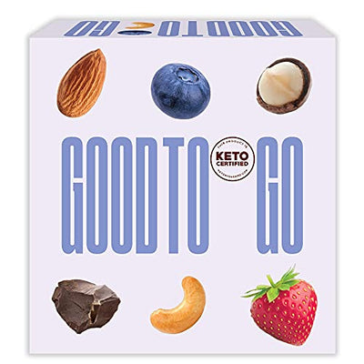 GOOD TO GO Soft Baked Bars 9 Ct. Variety Pack; Mix of Individually Wrapped Strawberry Macadamia Nut, Double Chocolate, & Blueberry Cashew; Gluten Free, Keto Friendly, Paleo Friendly, Low Carb Snacks