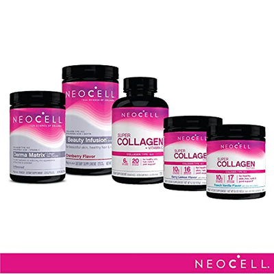 NeoCell Super Collagen with Vitamin C, 250 Collagen Pills, #1 Collagen Tablet Brand, Non-GMO, Grass Fed, Gluten Free, Collagen Peptides Types 1 & 3 for Hair, Skin, Nails & Joints (Packaging May Vary)