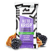 Keto Krisp Keto Protein Snack Bars - Low-Carb, Low-Sugar - (12 Pack, Almond Butter & Blackberry Jelly) - Gluten-Free Crispy, Perfectly Delicious, Ketogenic Healthy Diet Snacks and Food