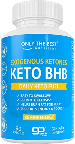 Only The Best Keto Diet Pills for Women and Men - Utilize Fat for Energy & Focus, Keto BHB Salts for Ketosis, Keto Supplements with Exogenous Ketones, Supports Cravings and Metabolism - 30 Day Supply