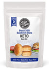 KetoBakes Zero Carb Bread Mix - 0g Net Carbs - Clean Keto and Gluten Free Buns Baking Mix - Easy to Bake - No Starches - Makes 8 Buns (8.6oz Mix) - Non-GMO, Dairy Free, Wheat Free Bread, Diabetic Friendly