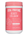 Vital Proteins Beauty Collagen Peptides Powder Supplement for Women, 120mg of Hyaluronic Acid - 15g of Collagen Per Serving - Enhance Skin Elasticity and Hydration - Strawberry Lemon - 9.6oz Canister