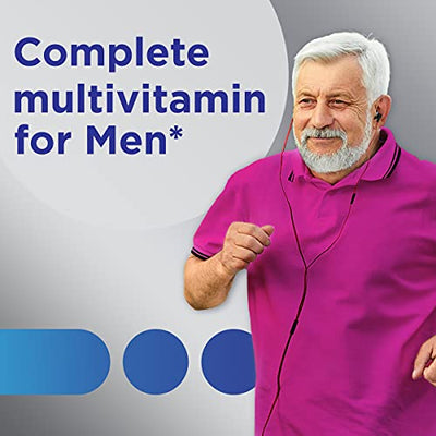 Centrum Silver Multivitamin for Men 50 Plus, Multivitamin/Multimineral Supplement with Vitamin D3, B Vitamins and Zinc, Gluten Free, Non-GMO Ingredients - 200 Count
