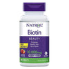 Natrol Biotin Beauty Tablets, Promotes Healthy Hair, Skin and Nails, Helps Support Energy Metabolism, Helps Convert Food Into Energy, 10,000mcg, 60Count, Strawberry