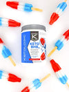 KetoLogic Keto 30 Challenge Bundle: Tim Tebow Approved | 30-Day Supply Keto Meal Replacement Shakes with MCT & BHB Exogenous Ketones Powder | Kickstarts Your Ketogenic Diet | Vanilla & Patriot Pop