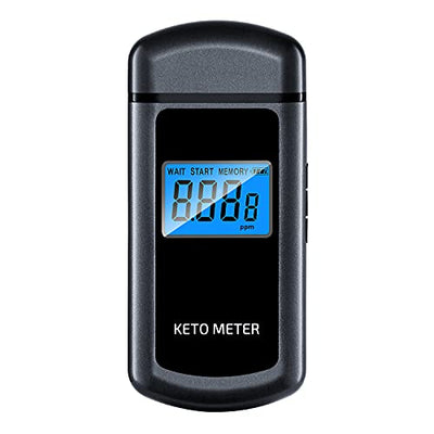 Ketone Breath Analyzer Rechargeable Ketone Breath Meter with 10 Mouthpiece for Ketogenic Diet Testing