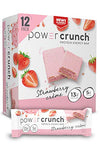 Power Crunch Whey Protein Bars, High Protein Snacks with Delicious Taste, Strawberry Cream, 1.4 Ounce (12 Count)