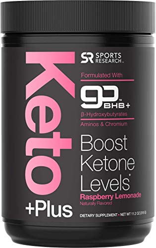 Keto Plus™ Exogenous Ketones (goBHB™) - 30 Servings | Formulated for Ketosis, Energy and Focus | Keto Certified, Vegan Friendly (Raspberry Lemonade)