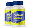 (2 Pack) Official One Shot Keto, Max BHB Ketones for Men and Women, 60 Day Supply