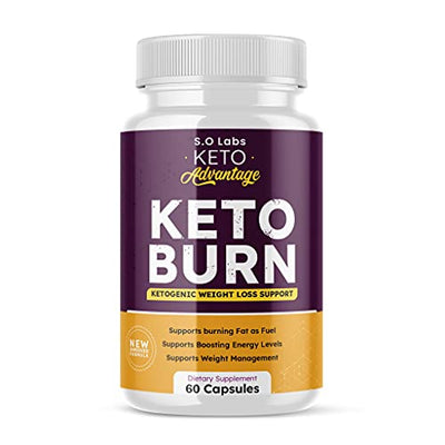 Keto Advantage Keto Burn Weight Management Pills 1500 for Diabetics BHB Ketogenic Advanced Ketosis Formula (60 Capsules)