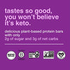 CORE Keto Bars, Double Chocolate Brownie, 1.4 ounce bars (12 Pack), 3g Net Carbs, No Sugar Added, Superior Tasting