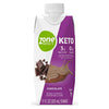 Zone Perfect Keto Shakes, 3g Net Carbs, 0g Sugars, MCTs, Keto-Friendly Snack to Help Manage Hunger, with 18g Fat, 10g Protein, Chocolate, 11 fl oz, 12 Count (67790)