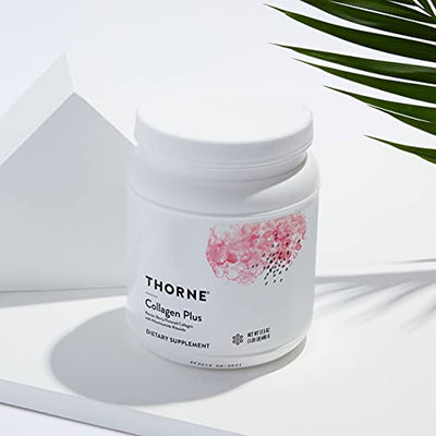 Thorne - Collagen Plus, Collagen Peptides Powder with Nicotinamide Riboside for Healthy Skin, Hair and Nails – 30 Servings – 17.5 Oz