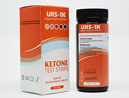 Ketone Test Strips for Ketogenic or HCG Diet - FRESH STOCK - Accurately Measure Your Fat Burning Ketosis Levels in Seconds -100 Strips - 1 pack - 2 pack - 3 pack - 5 pack - 10 pack (Pack of 1)