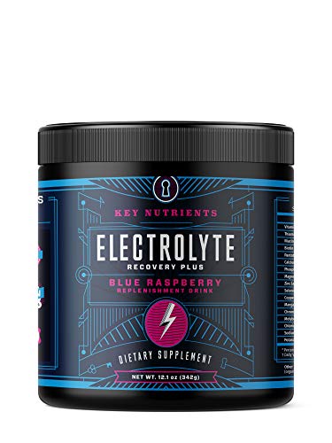 Electrolyte Powder, Blue Raspberry Hydration Supplement: 90 Servings, Carb, Calorie & Sugar Free, Delicious Keto Replenishment Drink Mix. 6 Key Electrolytes - Magnesium, Potassium, Calcium & More.