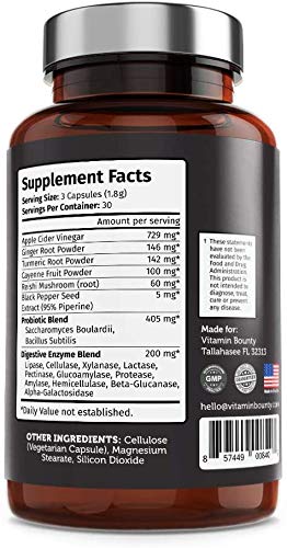 Digest on Keto - Digestive Enzymes with Probiotics & Apple Cider Vinegar - Vitamins Designed specifically for The ketogenic Diet