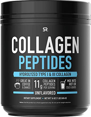 Collagen Peptides Powder | Hydrolyzed for Better Collagen Absorption | Non-GMO Verified, Certified Keto Friendly and Gluten Free - Unflavored