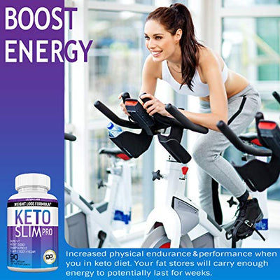 Vegepower Keto Fast Diet Pills- Ketone Slim Pro 180 Capsules-Apple Cider Vinegar,Exogenous BHB Salt Supplement for Ketogenic Diet-Utilize Fat for Energy/Focus,Weight Management, Manage Cravings