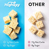 HighKey Original Rice Crispy Treats - 7.05oz Keto Snacks, Low Carb Zero Sugar Dessert, Gluten Free Food & High Protein Snack, Paleo & Diabetic Diet Friendly Healthy Breakfast Bars for Adults & Kids