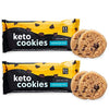 Perfect Keto Cookies - 12 Pack (24 Cookies) Low Net Carb Snacks & Sweets, No Added Sugar and Gluten-Free Cookies – Keto Food for Healthy and Keto-Friendly Diet - Chocolate Chip