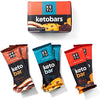 Perfect Keto Bars Snacks - Low Carb Diet Friendly Food with Protein, Coconut Oil, Collagen, No Added Sugar - Sweet Treat in Variety of Flavors - Individual Packs for Travel, Hiking - 3 Boxes, 36 Bars (6 Bars (ABB, CCCD, CR))