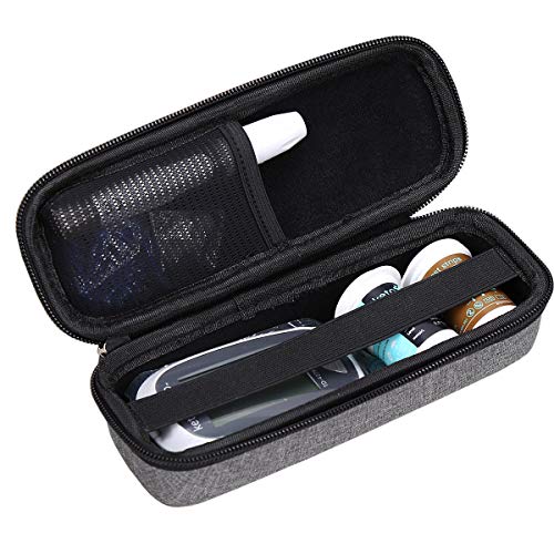 Aproca Hard Carry Travel Case for Keto-Mojo Blood Ketone Test Strips Precision Measurement