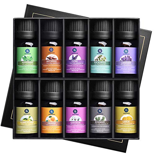 Lagunamoon Essential Oils Gift Set for Diffuser