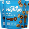 Highkey Keto Chocolate Chip Cookies - 3 Pack of Low Carb Snacks, Keto Food & Gluten Free High Protein Cookie with Zero Carbs for Healthy Snack Foods, Diabetic Friendly & Ketogenic Products