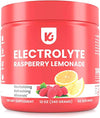 KEPPI Keto Electrolytes Powder - 50 Servings No Sugar or Carbs - Advanced Hydration Raspberry Lemonade Electrolyte Supplement, Boost Energy Without Sugar