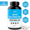 Keto Electrolyte Supplement - Electrolytes and Trace Minerals for Low-Carb Keto Diet - Leg Cramp Relief, Hydration, Energy, Ketosis - Sodium, Potassium, Magnesium, Calcium - Keto Friendly Pills 120ct