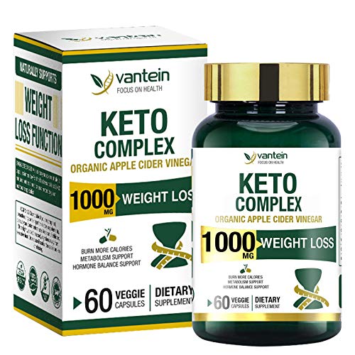 Keto Pills, 60 Capsules Fat Burner & Weight Loss Supplement Formula Keto Burn Diet Pills, Women Men Appetite Suppressant Increases Energy Support, 30 Day Supply