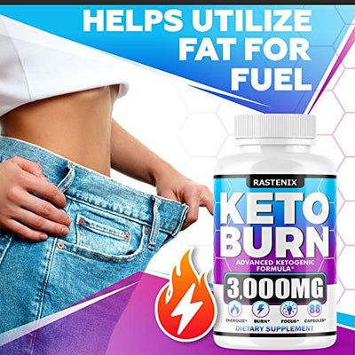 Keto Diet Pills - (2-Pack | 176 Capsules) - Keto Pills for Keto Burn & Energy - Perfect Keto Fast Bhb Capsules with Apple Cider Vinegar for Weight Managment - Vegan Keto Fit Advanced Formula