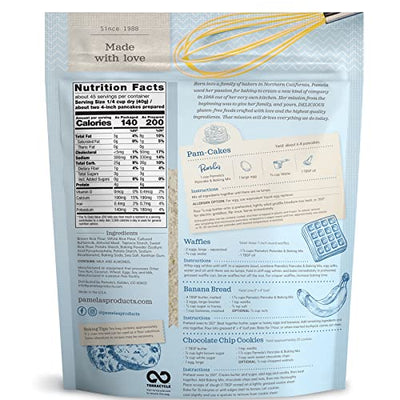 Pamela's Products Gluten Free Baking and Pancake Mix, 4-Pound Bags (Pack of 3)