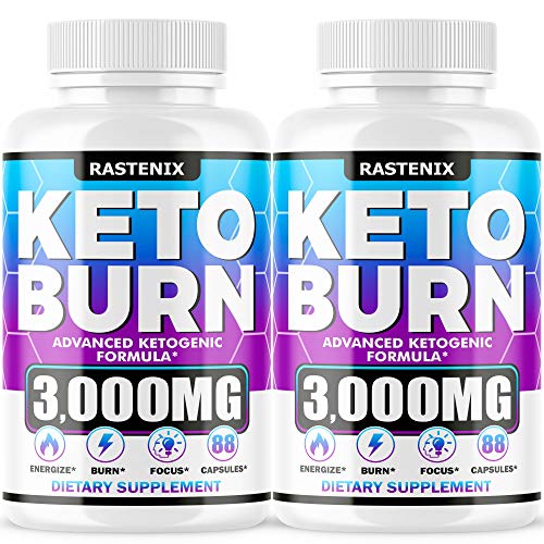 Keto Diet Pills - (2-Pack | 176 Capsules) - Keto Pills for Keto Burn & Energy - Perfect Keto Fast Bhb Capsules with Apple Cider Vinegar for Weight Managment - Vegan Keto Fit Advanced Formula
