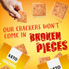 Keto Crackers low carb crackers (Cheddar and Onion) Keto friendly snack crackers almost zero carb no sugar (3 Pack) almond flour crackers healthy snack absolutely gluten free crackers paleo snack friendly