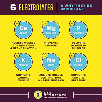 Electrolyte Powder, Lemonade Hydration Supplement: Carb, Calorie & Sugar Free, Delicious Keto Replenishment Drink Mix. 6 Key Electrolytes - Magnesium, Potassium, Calcium & More. 20 On-The-go Packets