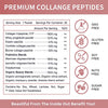 Multi Collagen Peptides Powder - Type I, II, III, V, X - Enhanced Absorption, Hydrolyzed Collagen Peptides with Prebiotics, Sugar-Free, Skin Hair Nail & Joint Support, Non-GMO