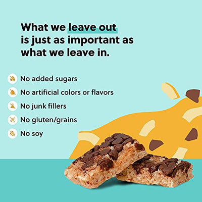 Perfect Keto Nola Bars | Gluten-Free Keto Granola Bars with Zero Added Sugar or Carbs | Enjoy a Chewier, Nuttier, and Tastier Way to Curb Cravings and Start the Day | Coconut Chocolate Chip | 8 Pack