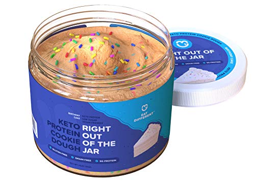 Gourmet Keto Snacks - Healthy Edible Cookie Dough, High Protein Vegan Low Carb Paleo Snack Food for Kids & Adults | Zero Sugar Added Diabetic Friendly Sweets, Gluten Grain & Dairy Free | Dessert Foods