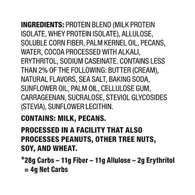 Quest Nutrition Pecan Hero Protein bar, Low Carb, Gluten Free, Chocolate Caramel,10 Count